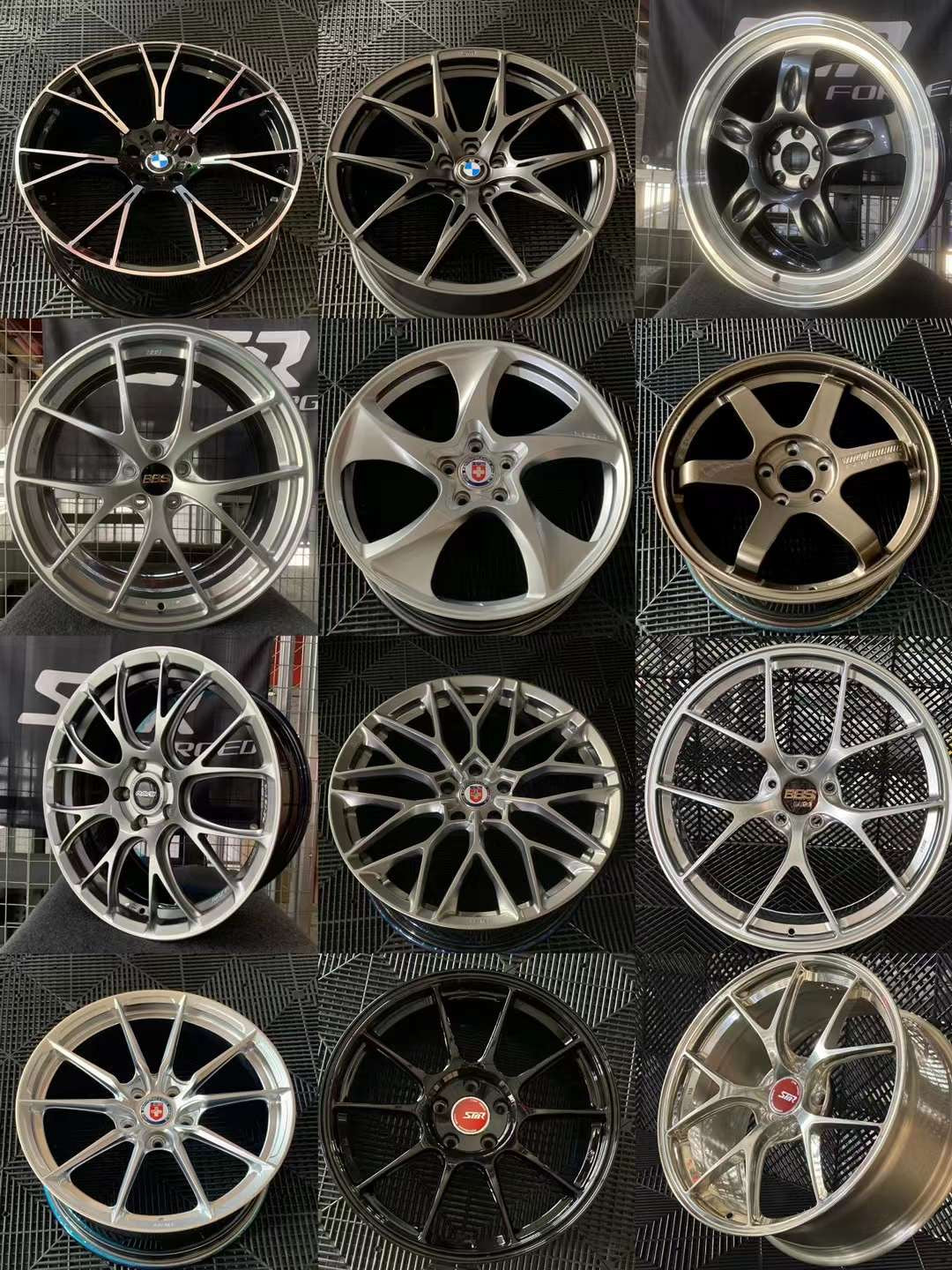 Custom made forged rims