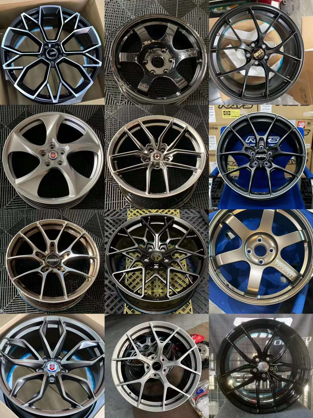 Custom made forged rims