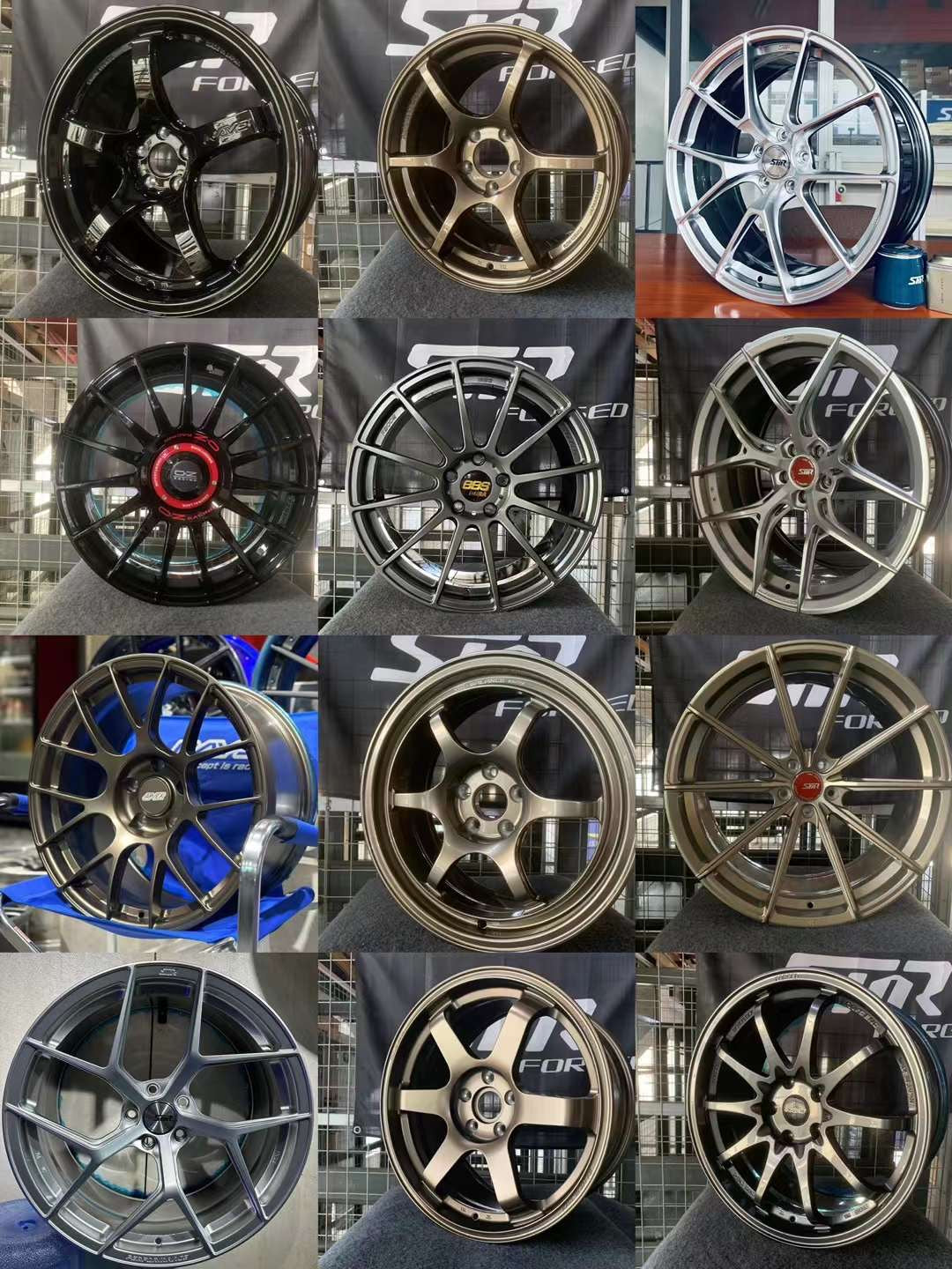 Custom made forged rims